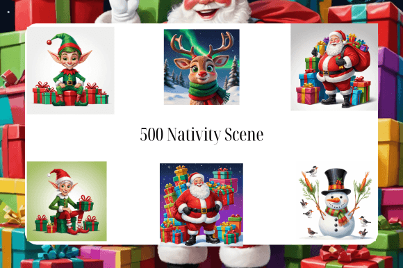500 Nativity Scene Teaching Materials