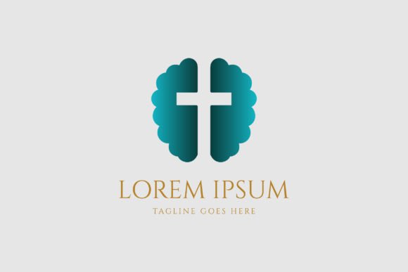 Brain Think with Jesus Christian Cross