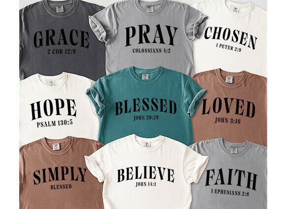 Christian PNG Bundle, Faith Quote Png for T-Shirt Designs