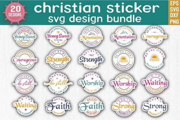Christian Sticker SVG Bundle Vol-2