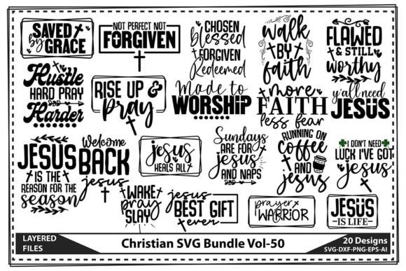 Christian SVG Bundle Vol-50
