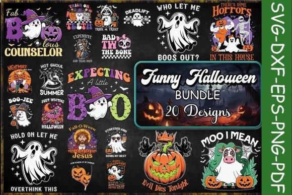 Funny Halloween SVG Bundle: Spooky but Smart