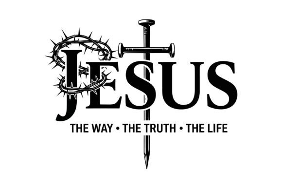 Jesus Crown Cross Faith Design T-Shirt Designs