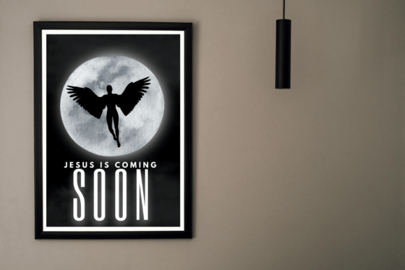 Jesus is Coming Soon Digital Wall Art