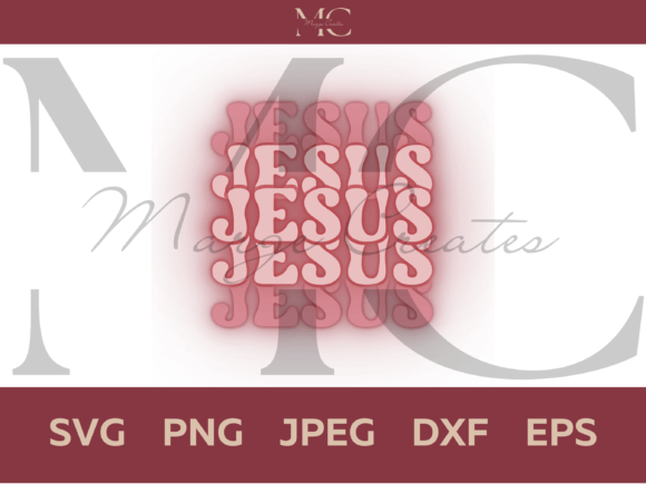 Jesus SVG 5 Tiered Pink Crafts